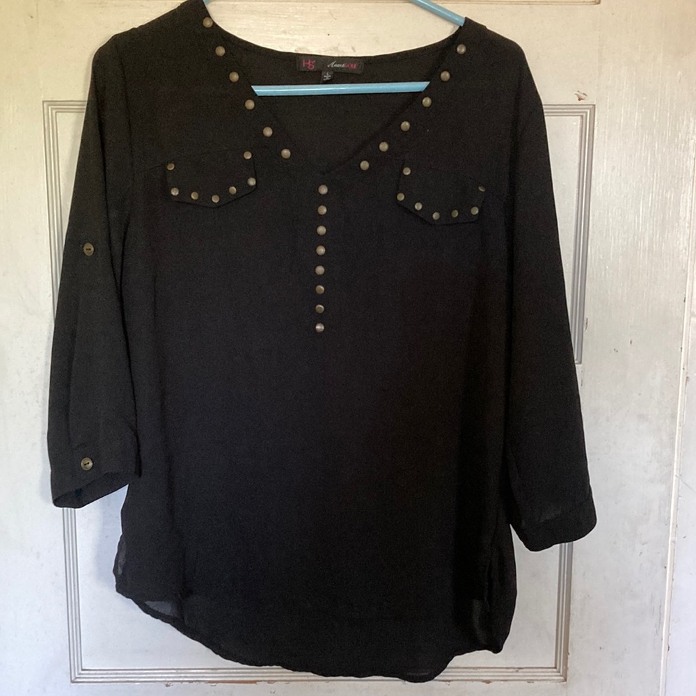 Blouse, studded